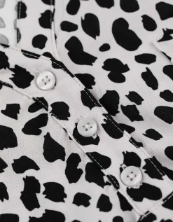 Blouseshirt - Print all-over - wit