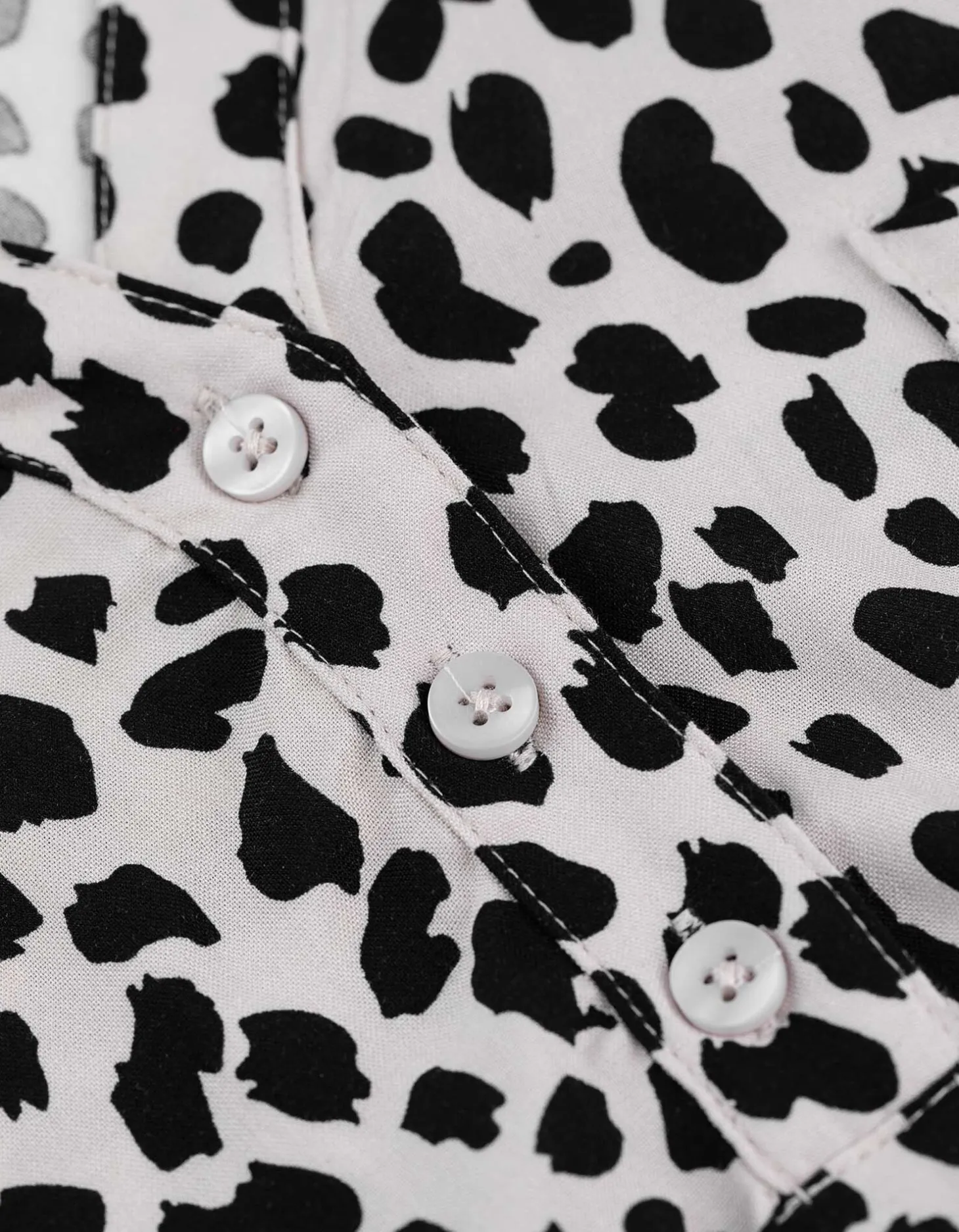 Blouseshirt - Print all-over - wit