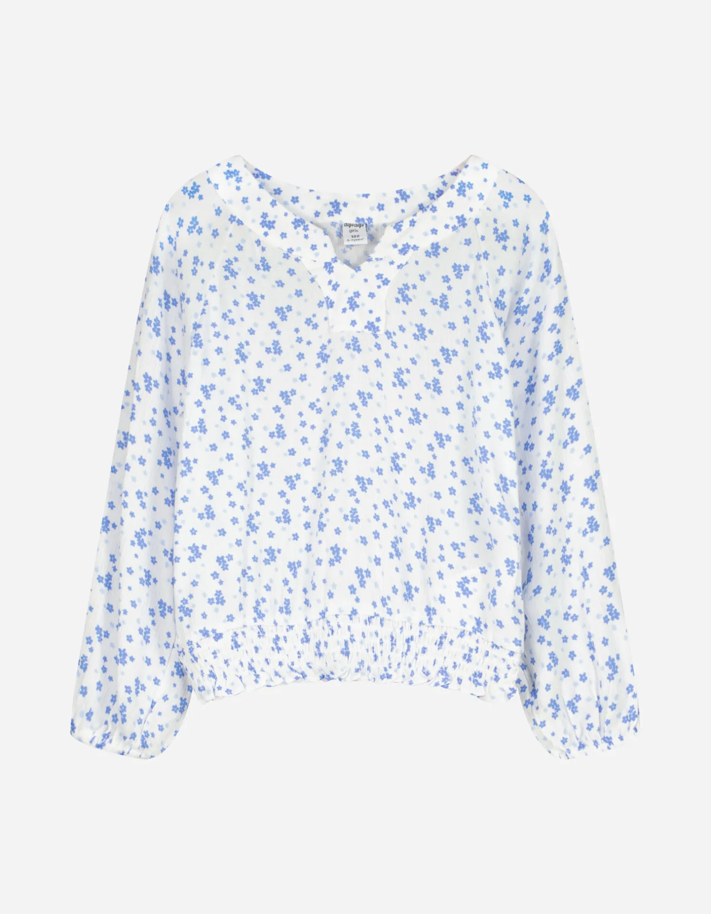 Blouseshirt - Print all-over - wit