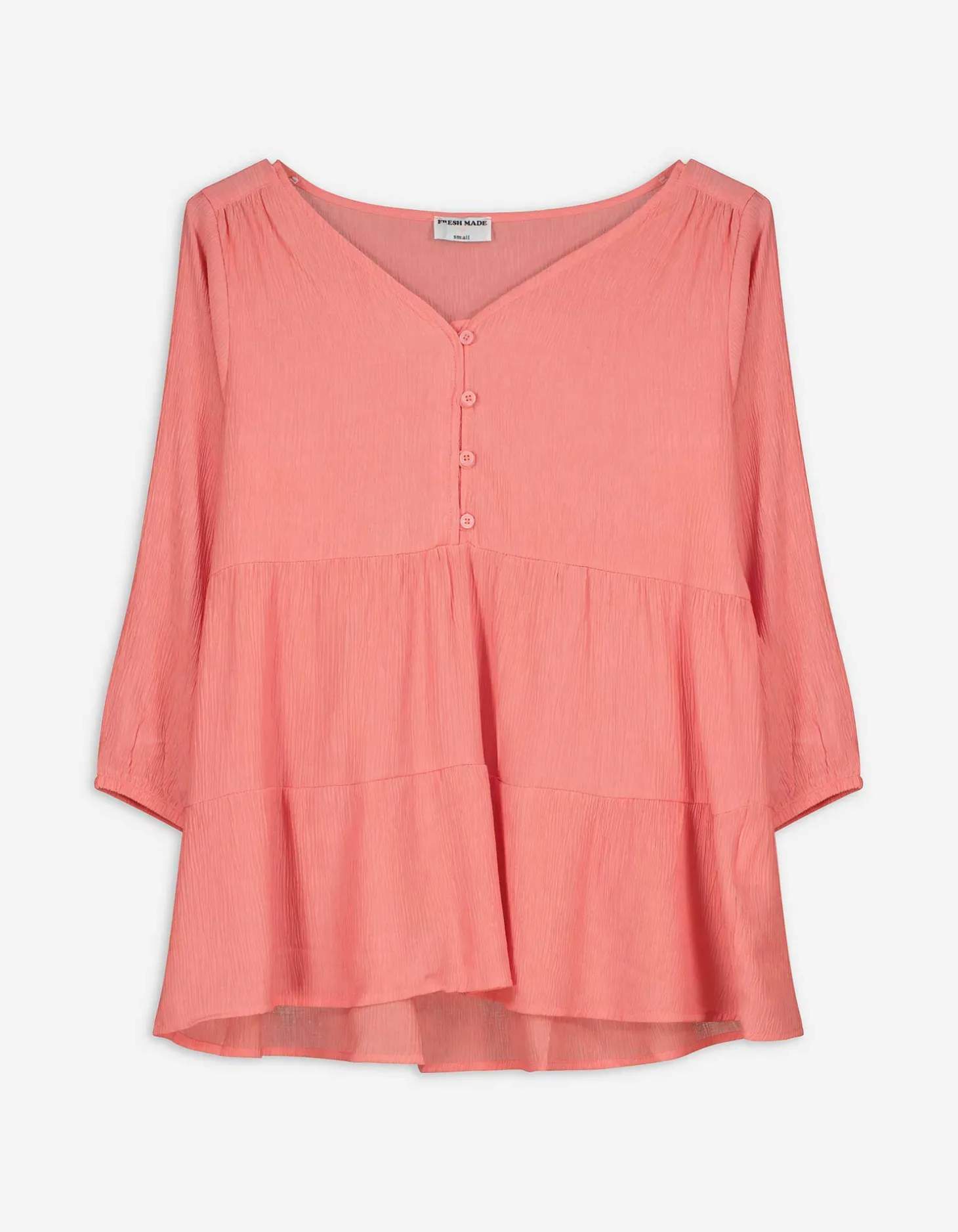 Blouseshirt - Volants - pink