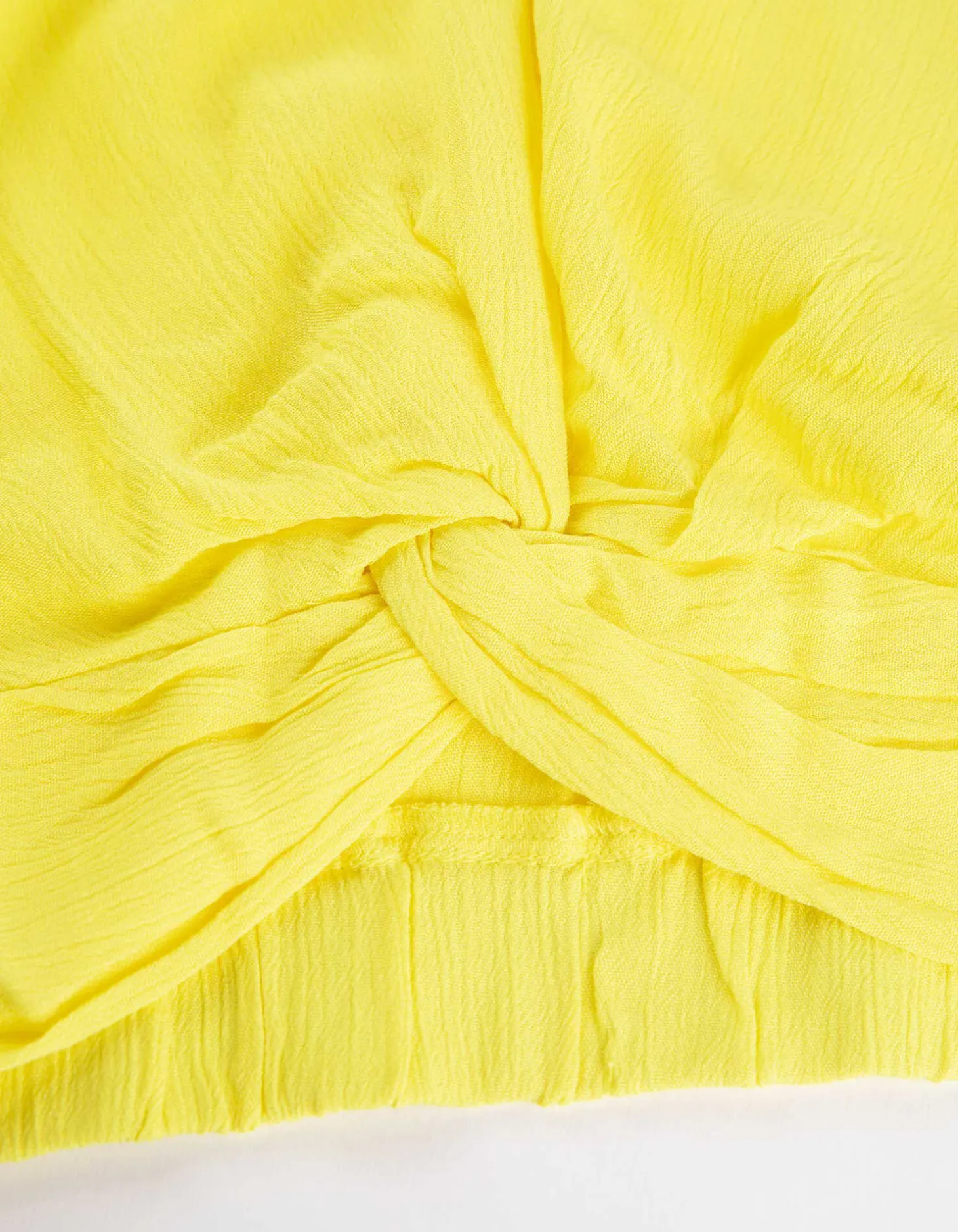 Blouseshirt - Wikkellook - lichtgeel