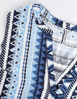 blousetop - LENZING™ ECOVERO™ - lichtblauw