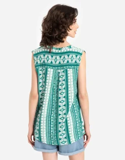 blousetop - LENZING™ ECOVERO™ - groen