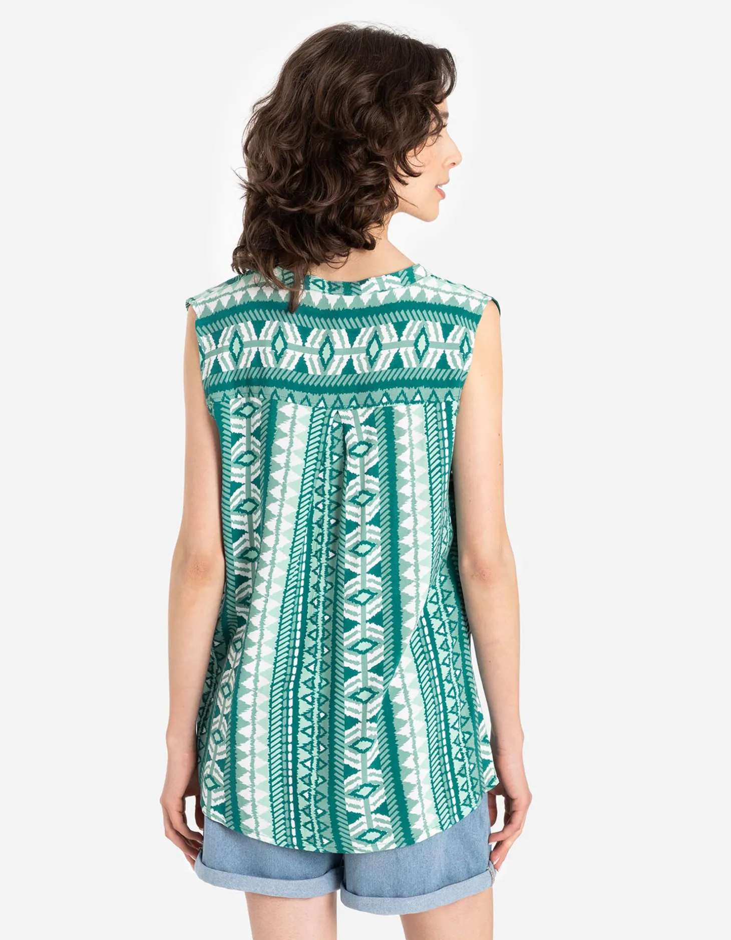 blousetop - LENZING™ ECOVERO™ - groen