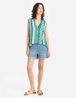 blousetop - LENZING™ ECOVERO™ - groen