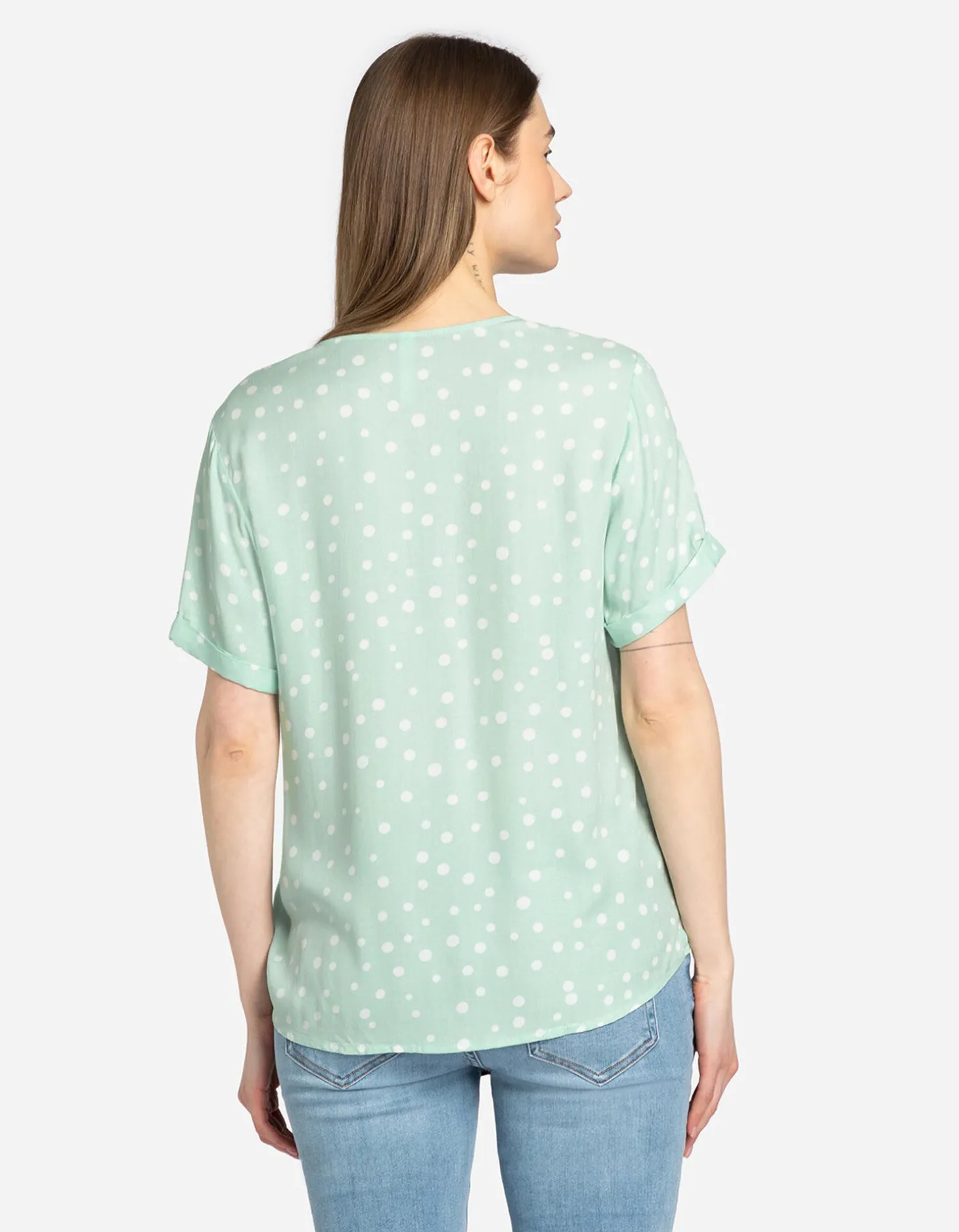 blousetop - LENZING™ ECOVERO™ - groen