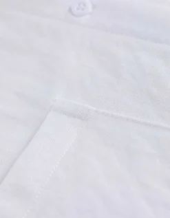 blousetop - Linnenlook - wit