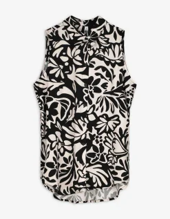 blousetop - Print all-over - wit