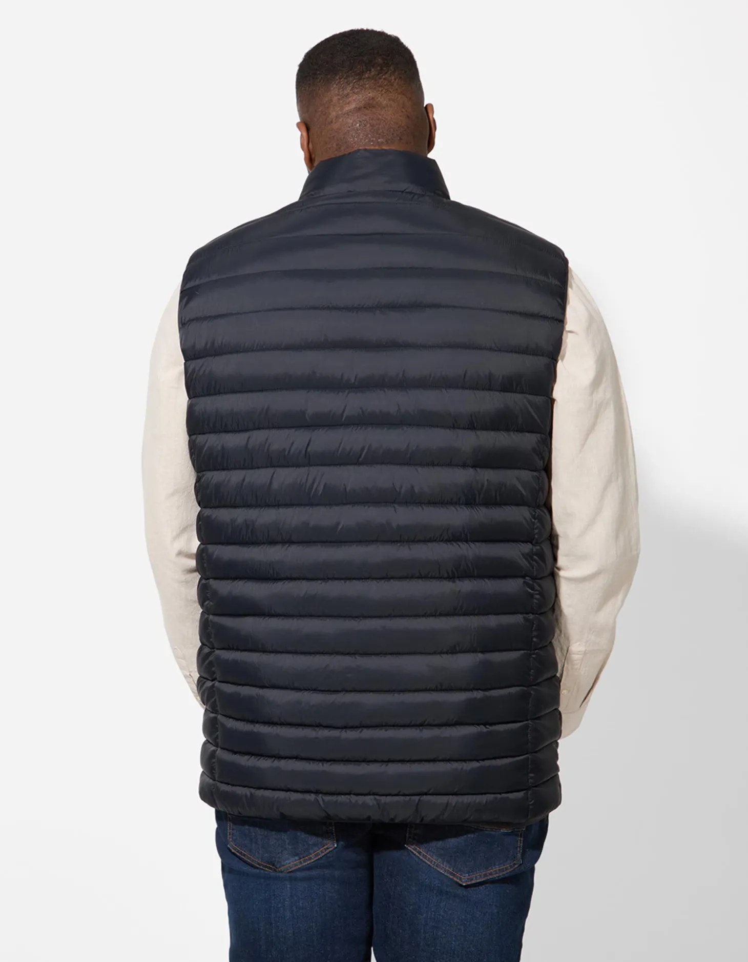 Bodywarmer - Opstaande kraag - donkerblauw