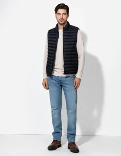 Bodywarmer - Steekzakken - donkerblauw
