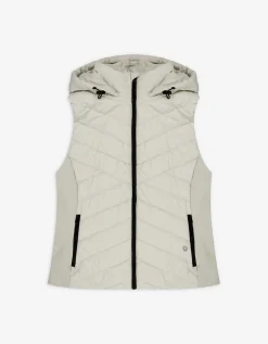 Bodywarmer - Stiknaden - lichtgroen