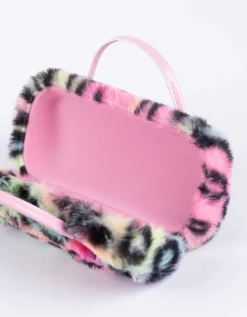 Brillenhoesje - Dierenprint - zwart