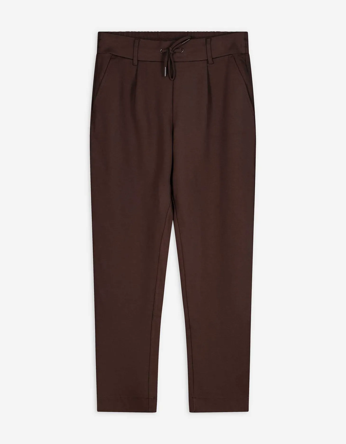 Broek - Effen - donkerbruin