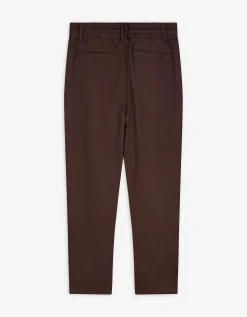 Broek - Effen - donkerbruin