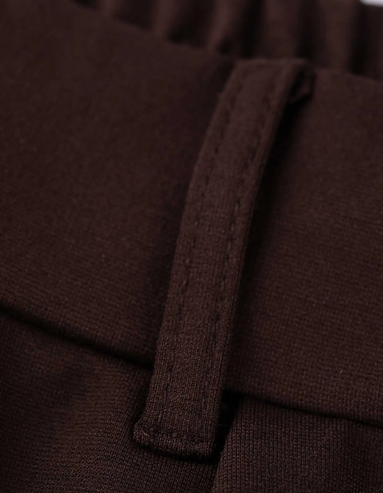 Broek - Effen - donkerbruin