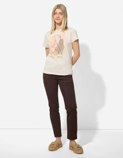 Broek - Effen - donkerbruin