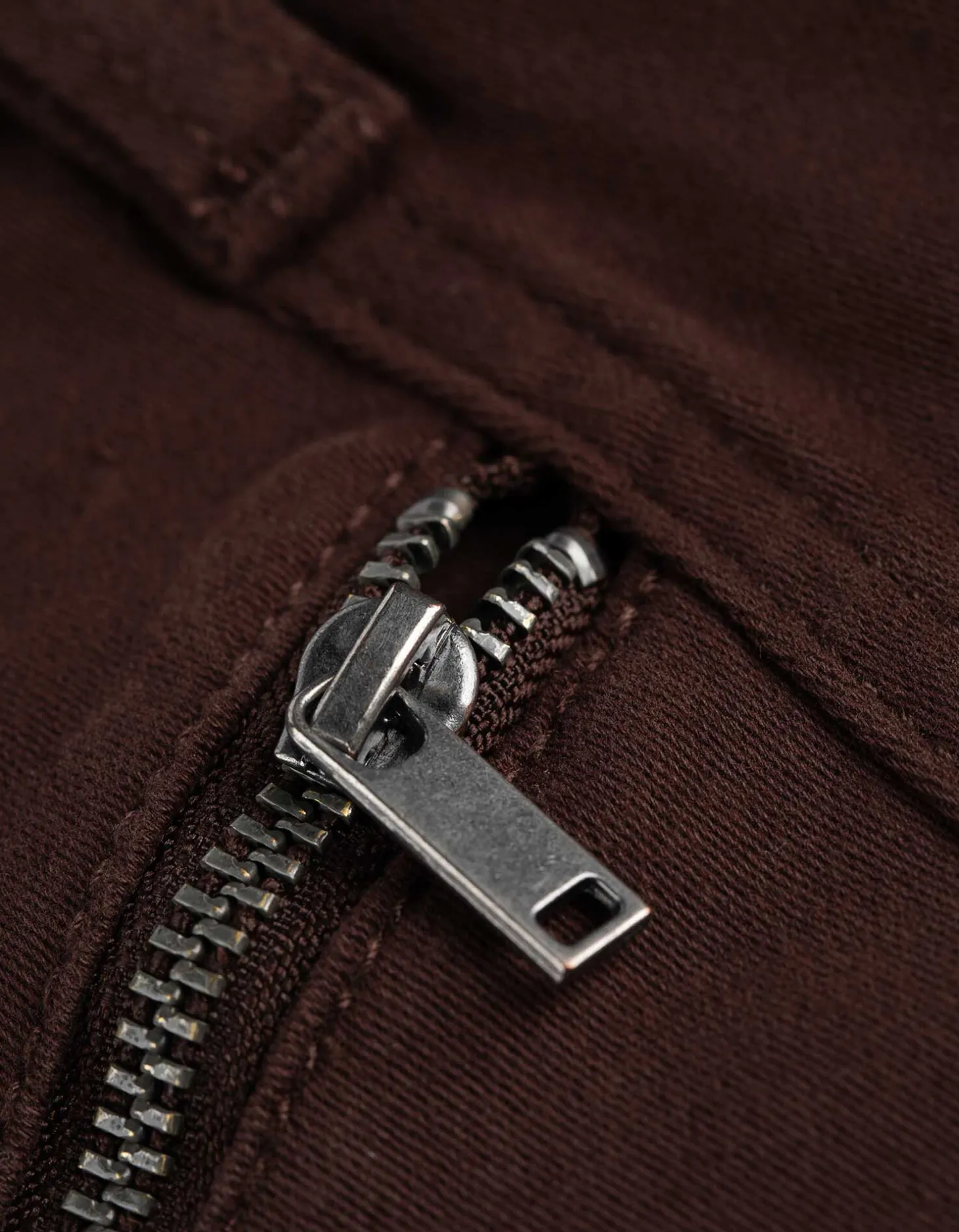 Broek - Effen - donkerbruin