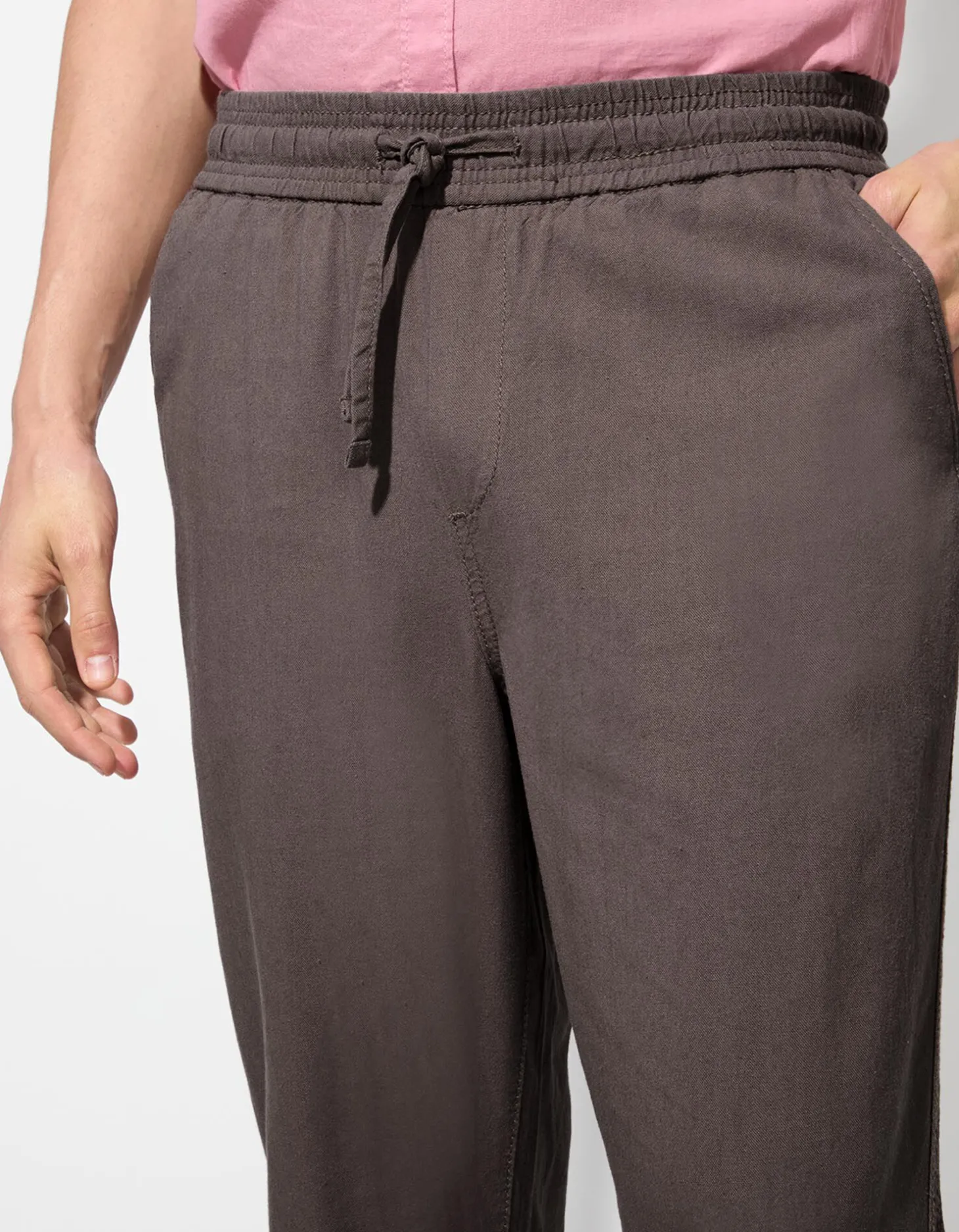 Broek - Linnenmix - beige