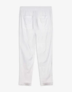 Broek - Linnenmix - wit