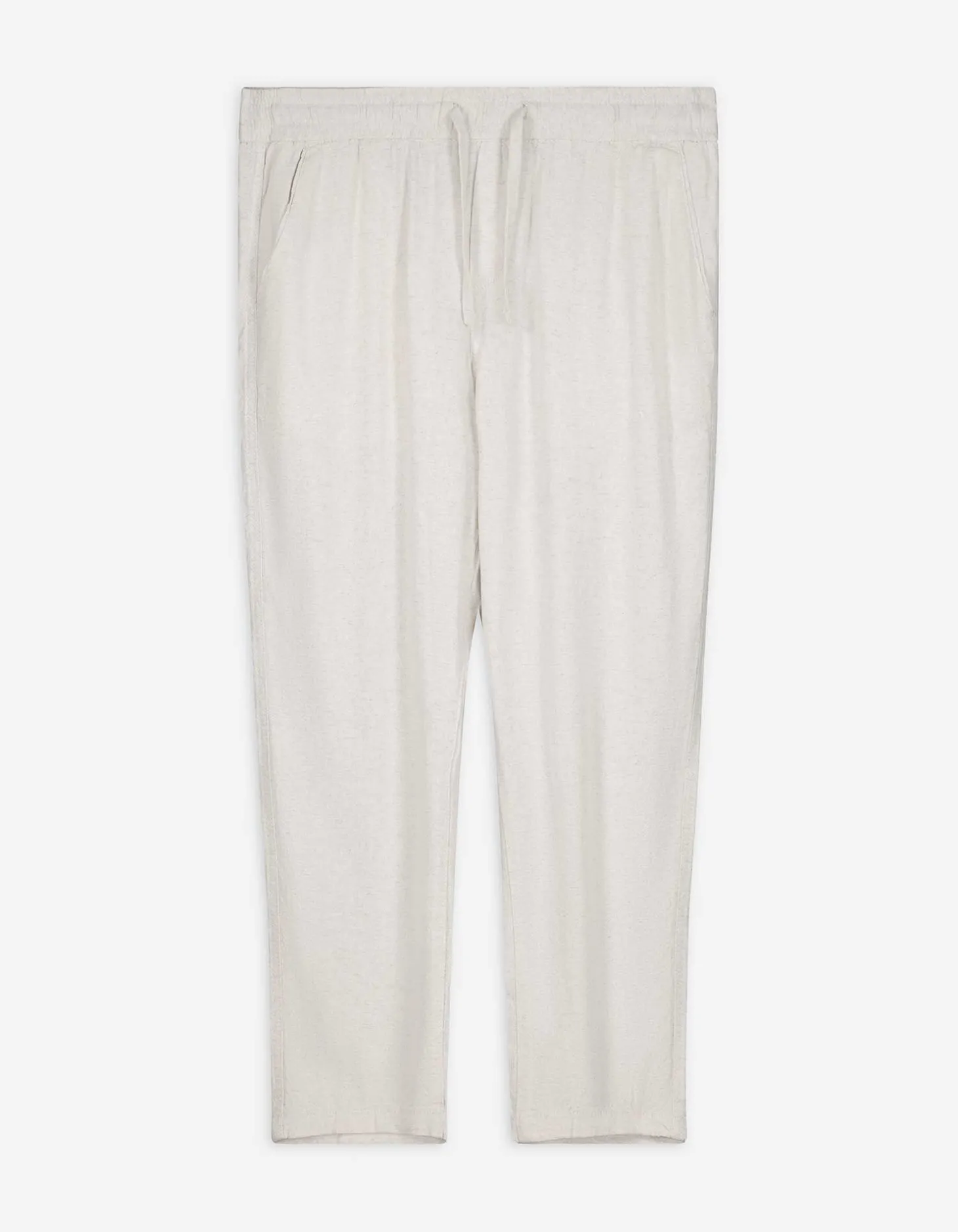 Broek - Linnenmix - wit