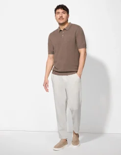 Broek - Linnenmix - wit