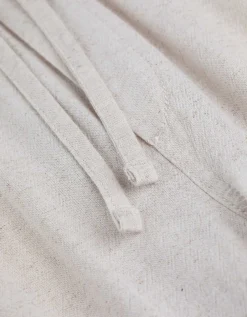 Broek - Linnenmix - wit