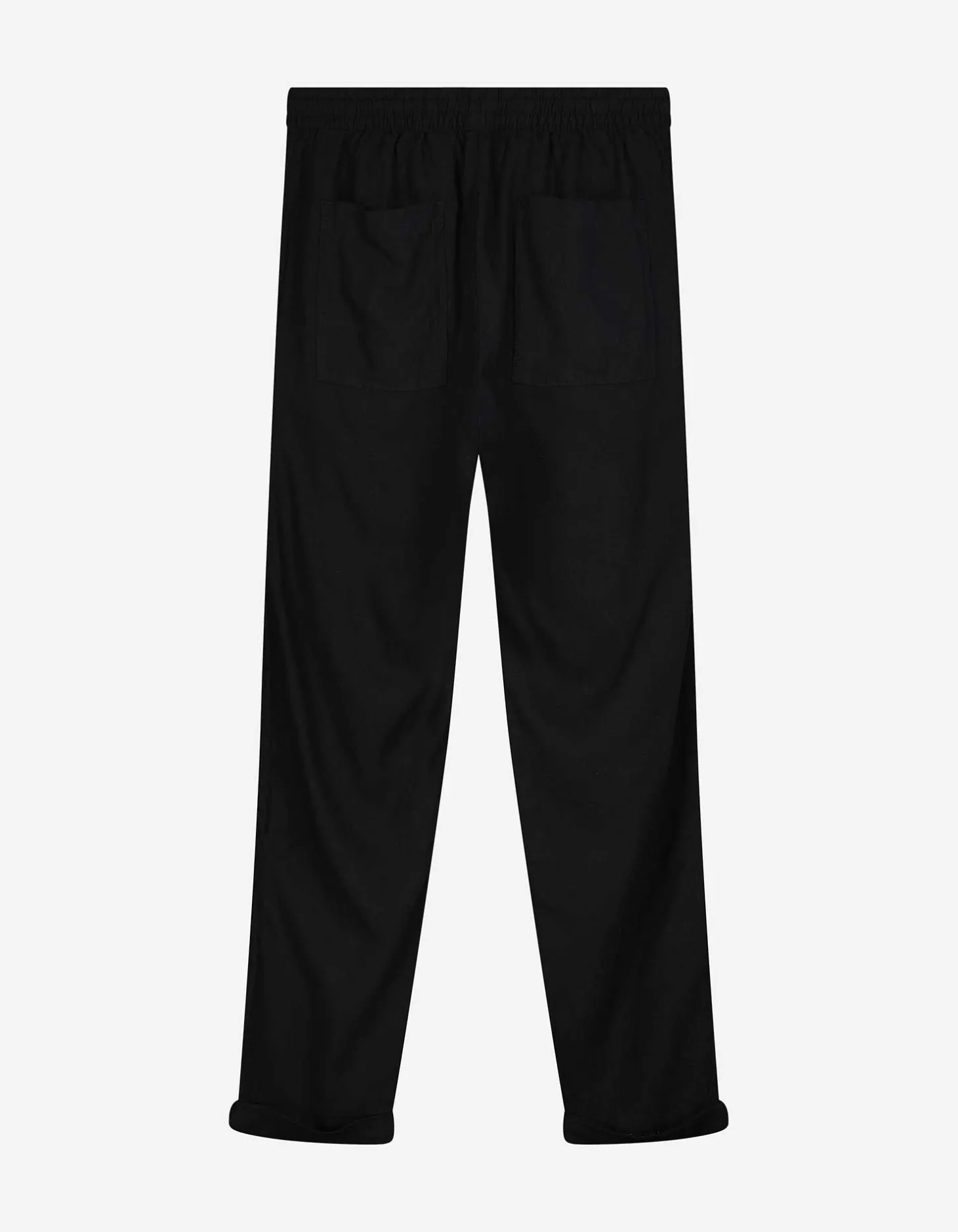 Broek - Linnenmix - zwart