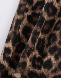 3/4-broek - Luipaardprint - beige