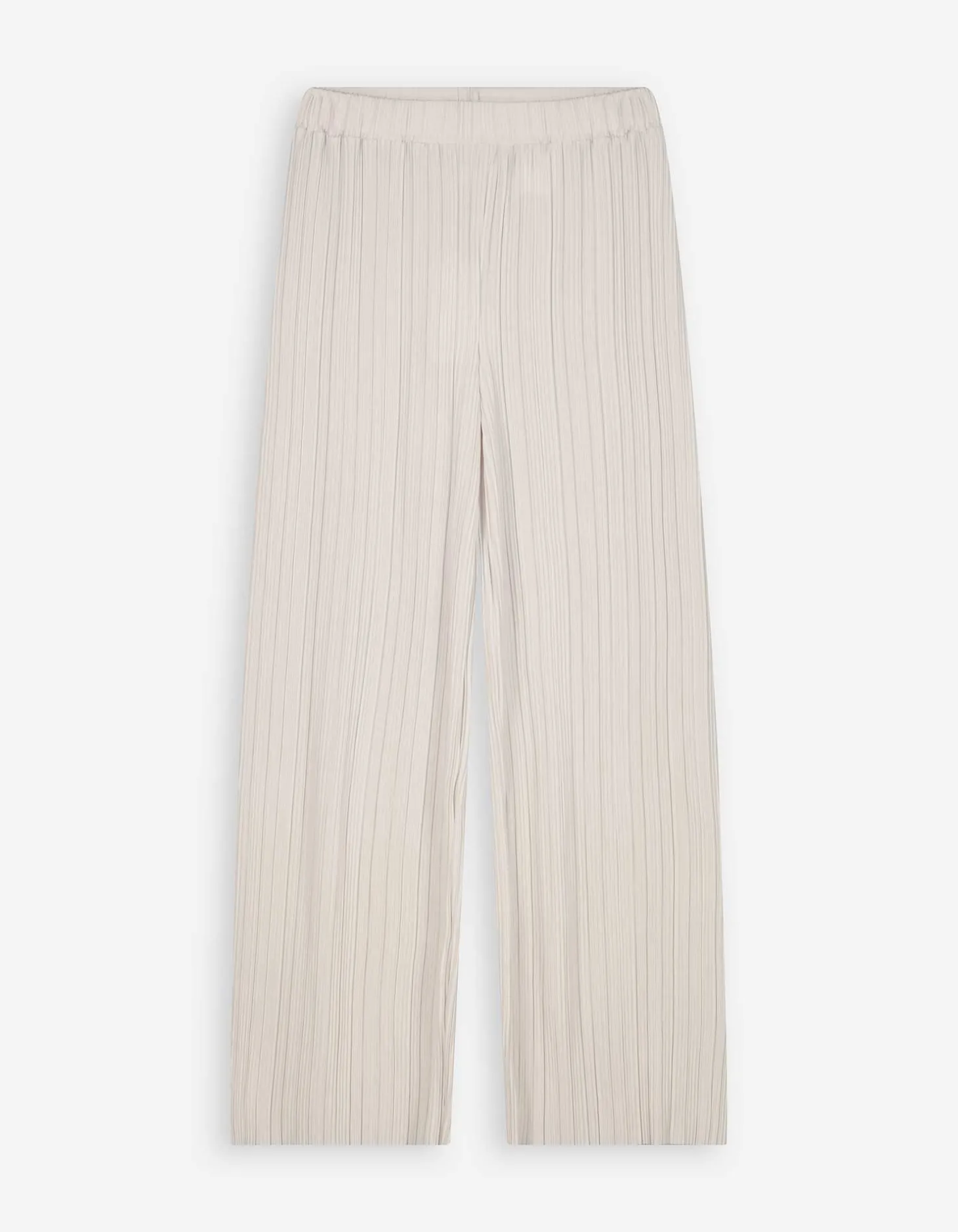 Broek - Plooien - wit