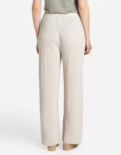 Broek - Plooien - wit