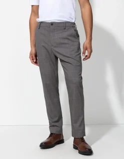 Broek - Regular fit - donkergrijs