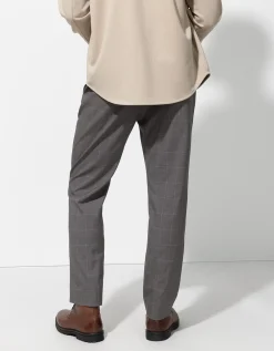 Broek - Regular fit - donkergrijs