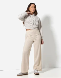 Broek - Straight fit - beige