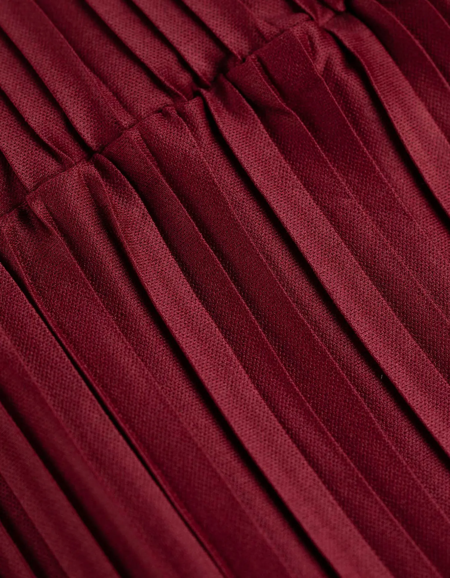 Broek - Straight fit - donkerrood