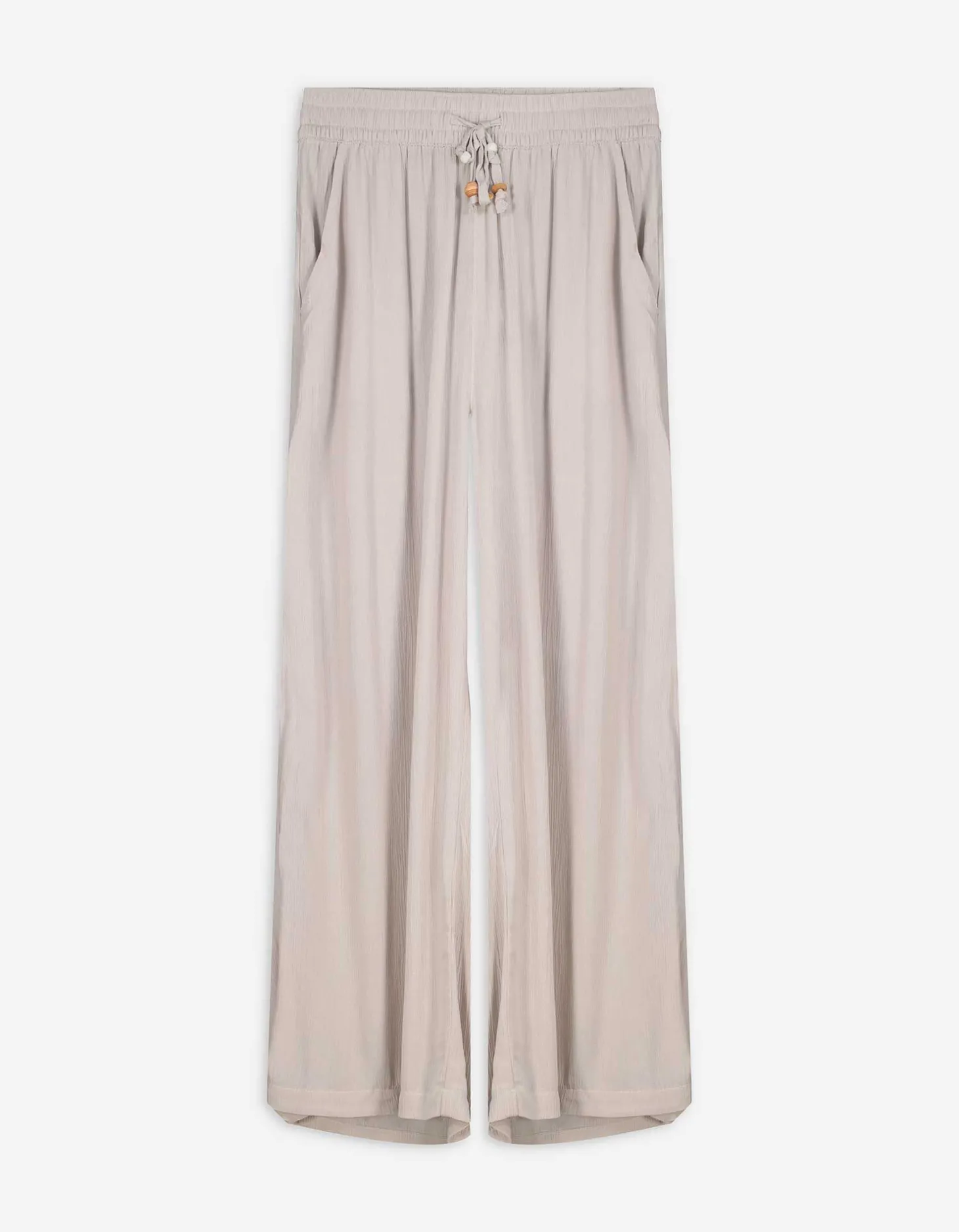 Broek - Wide fit - beige