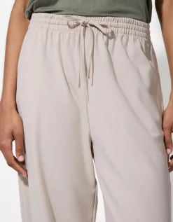 Broek - Wide fit - lichtgrijs