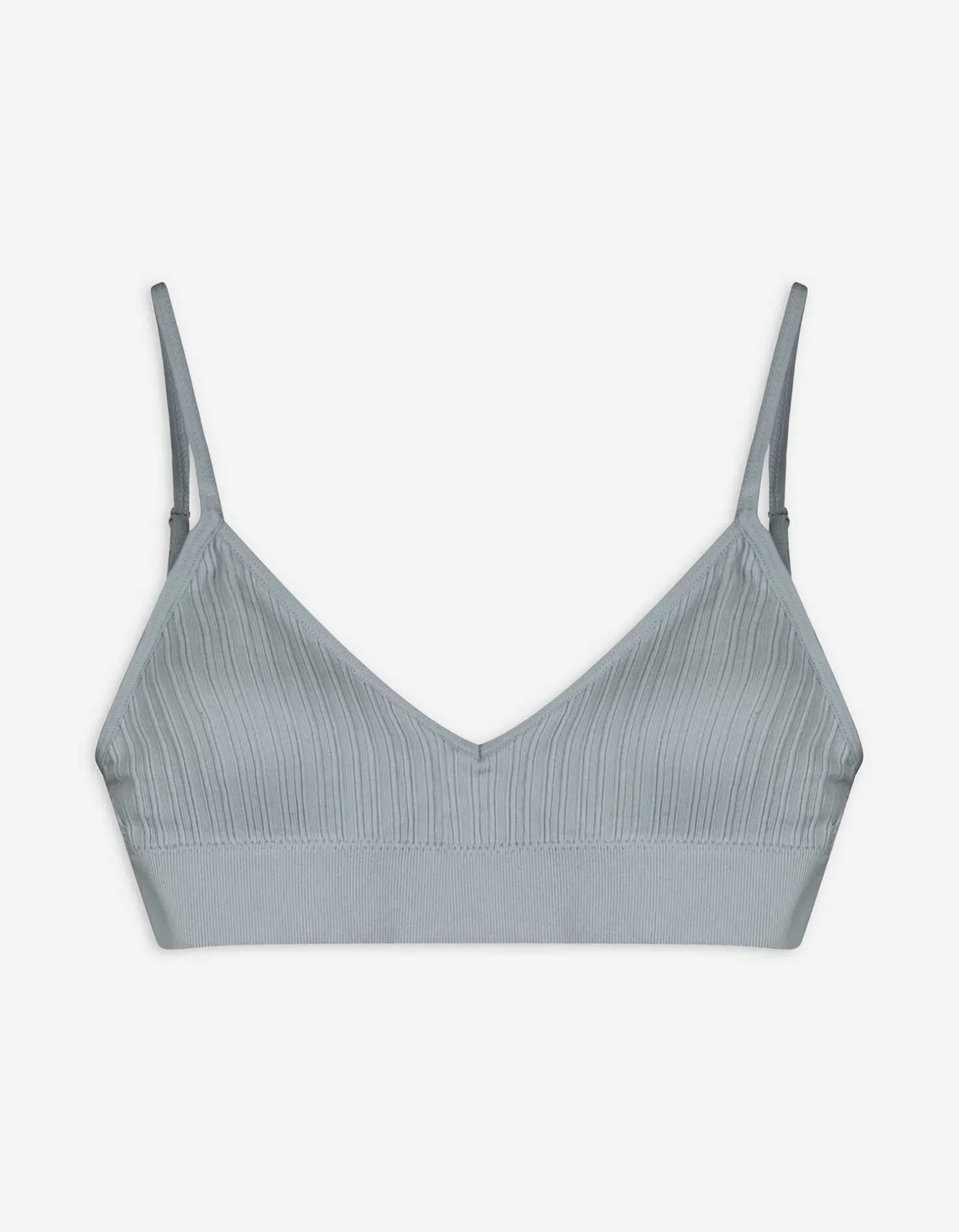 Bustier - Geribd - grijs