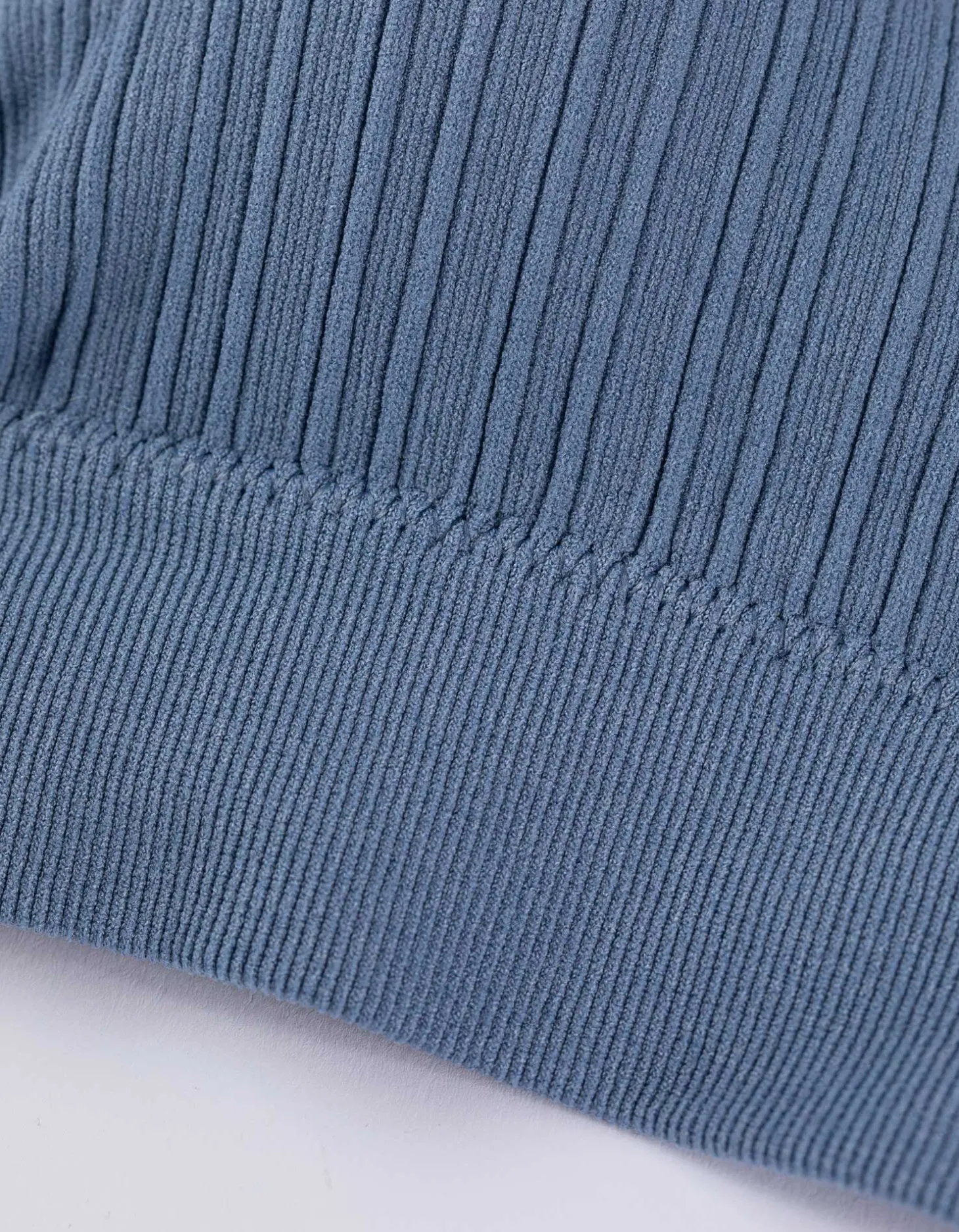 Bustier - Geribd - lichtblauw