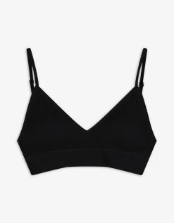 Bustier - Geribd - zwart