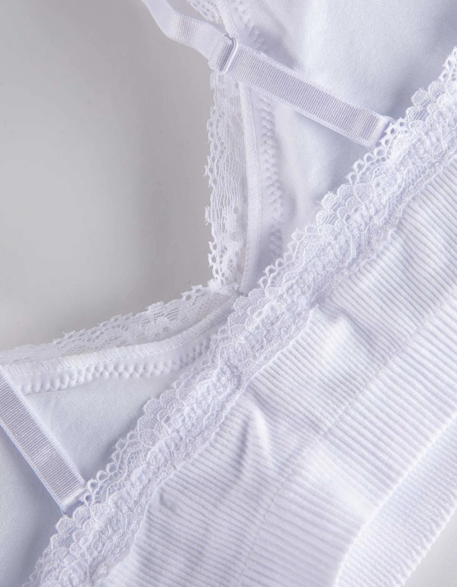 Bustier - grotendeels naadloos - wit