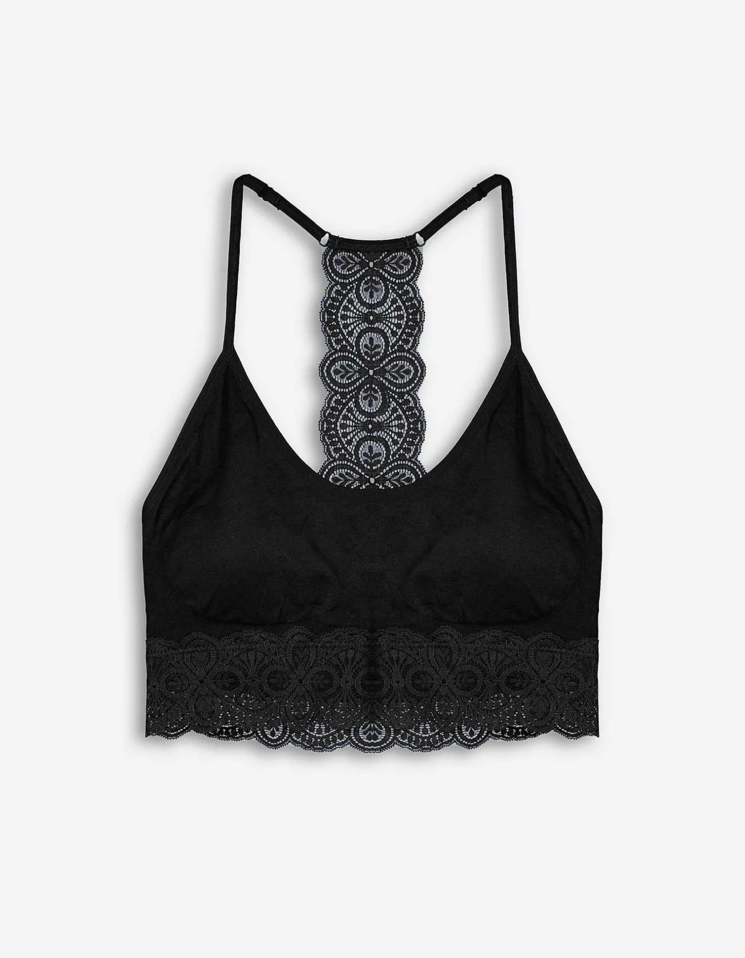 Bustier - grotendeels naadloos - zwart