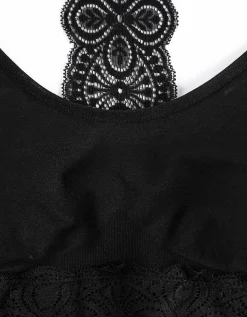 Bustier - grotendeels naadloos - zwart