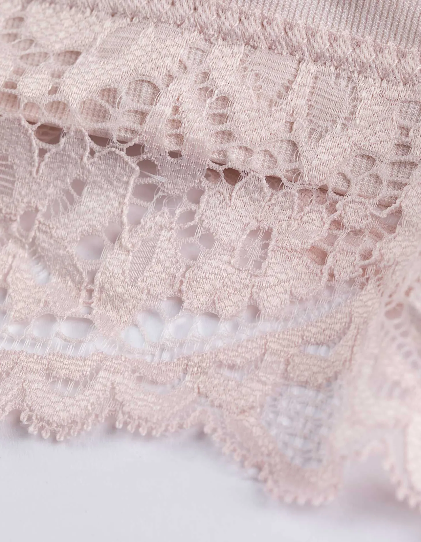 Bustier - Met kant - lila