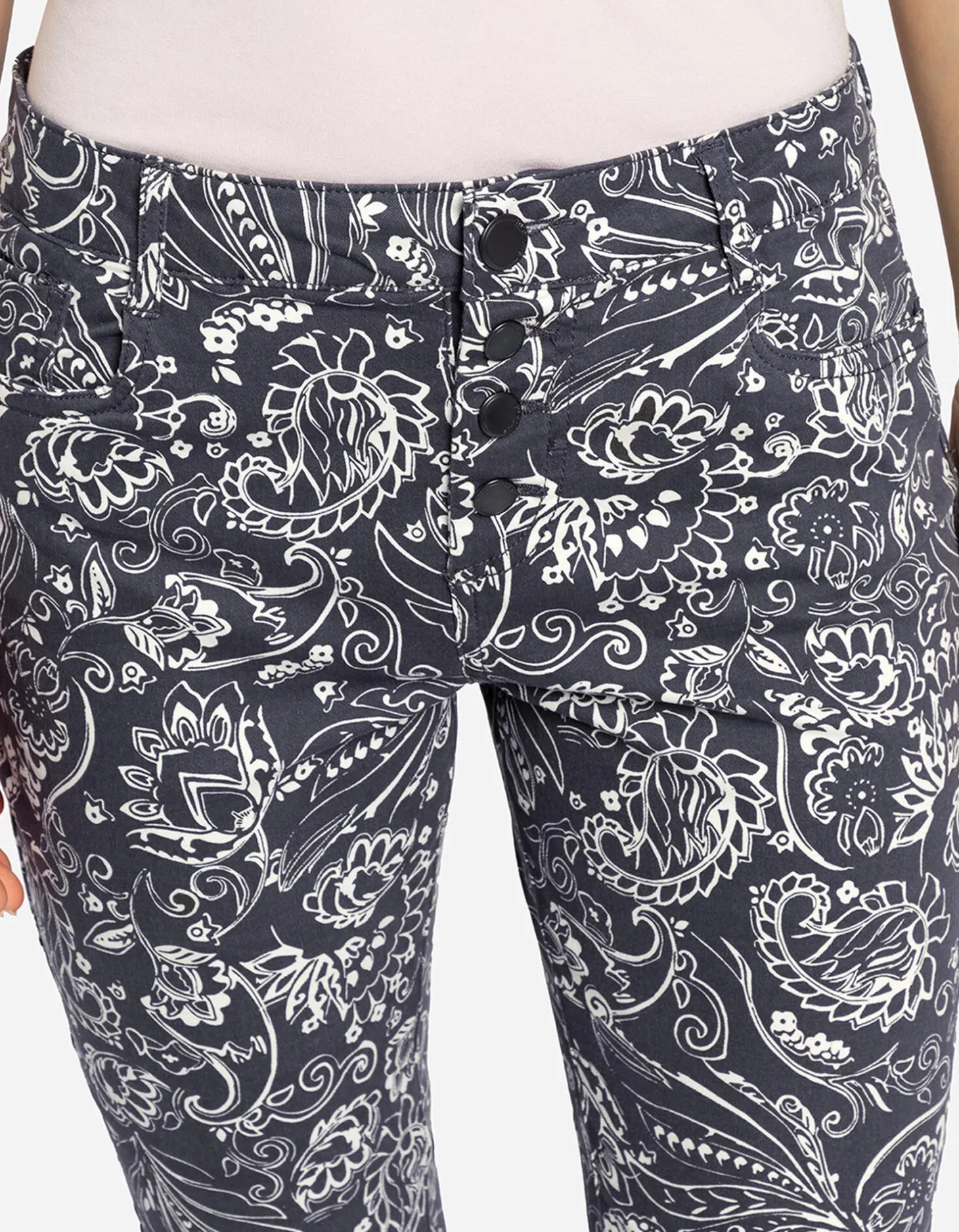 Capri broek - 7/8 lengte - zwart