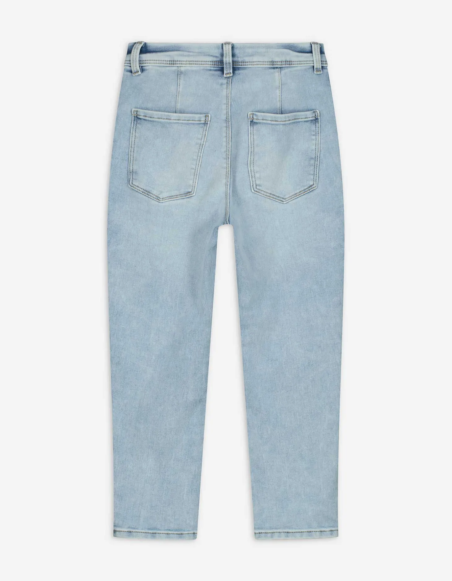 Capribroek - Hoge taille - lichtblauw