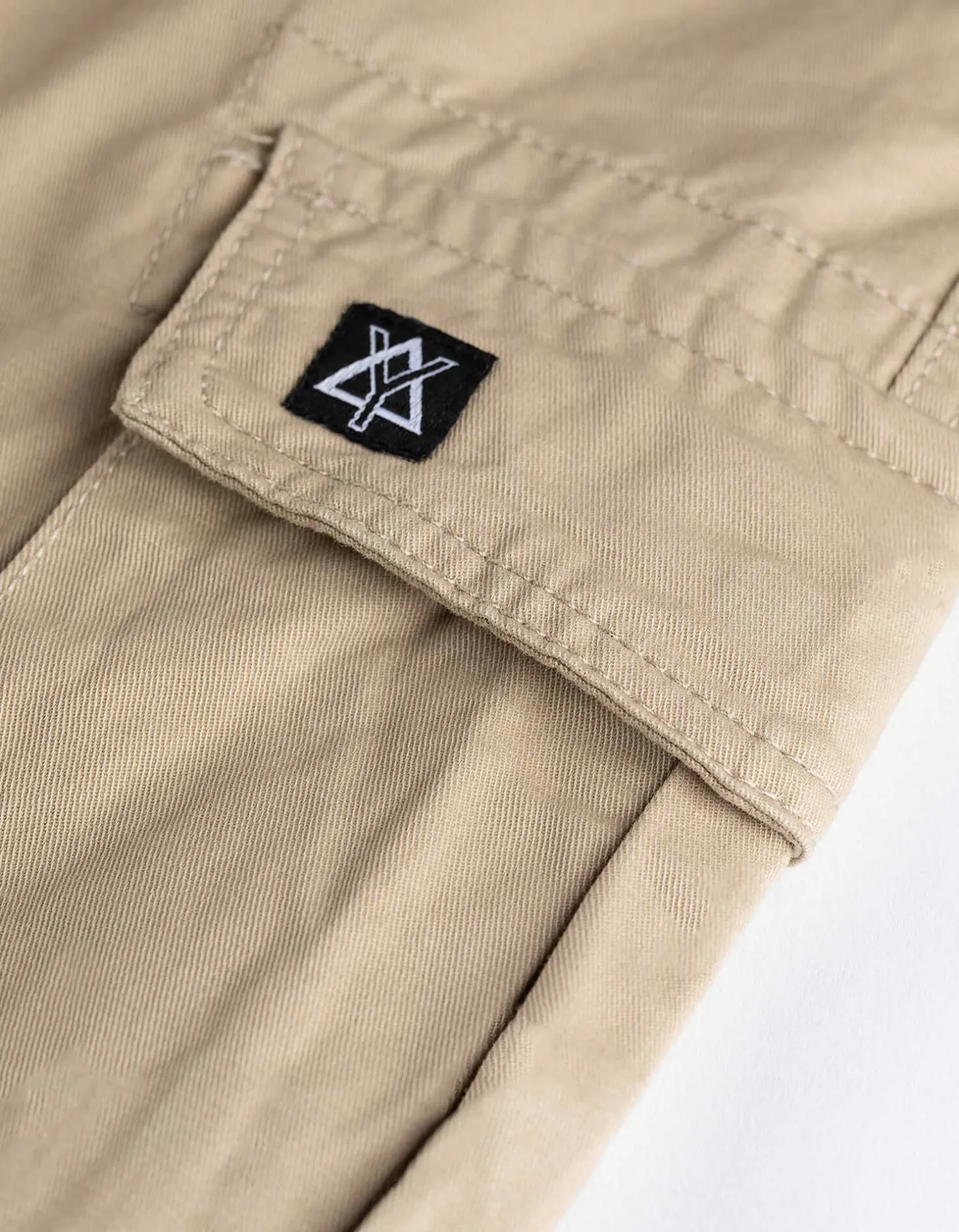 Cargobroek - Effen - beige