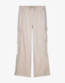 Cargobroek - Elastische band - beige