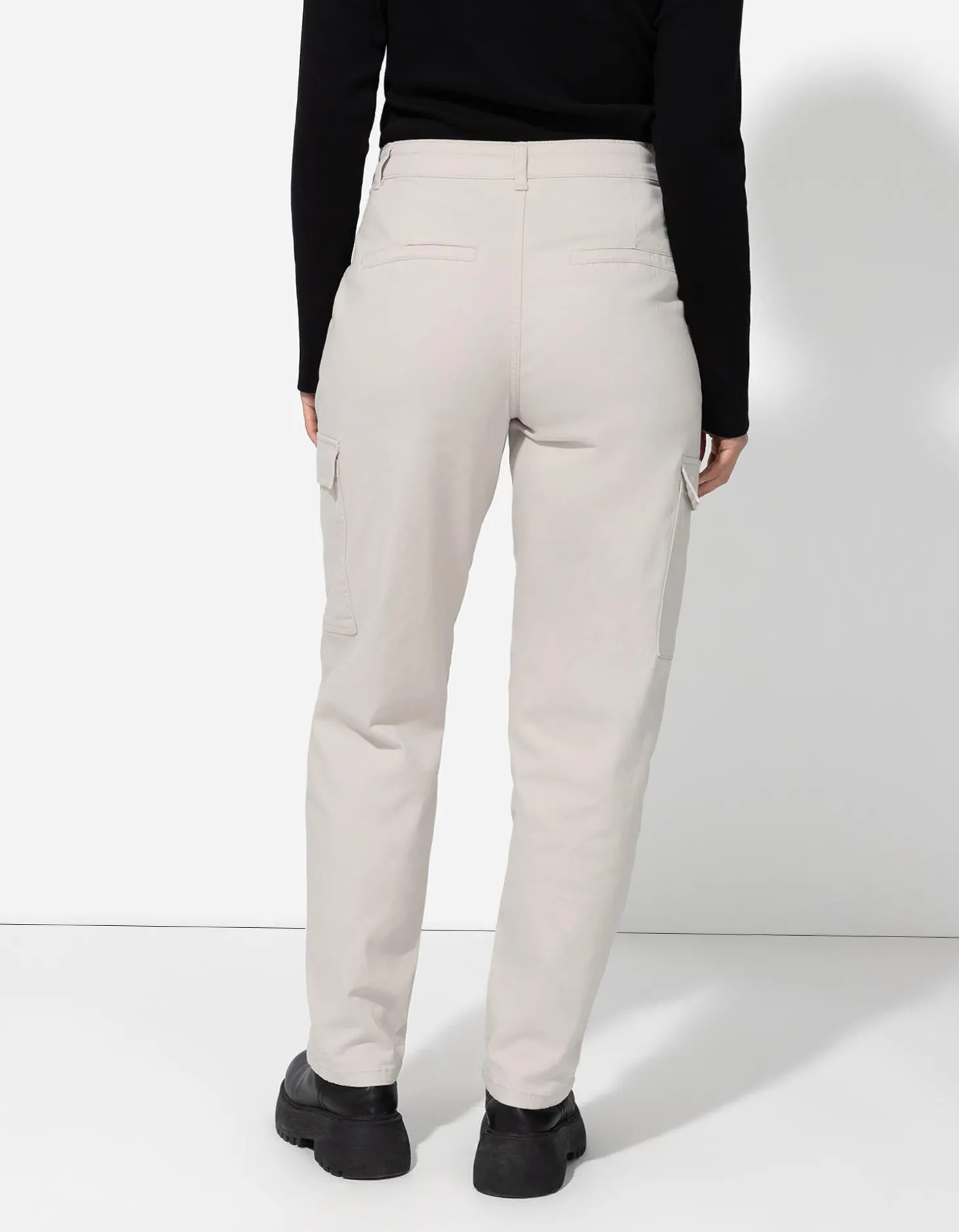Cargobroek - Katoenmix - beige