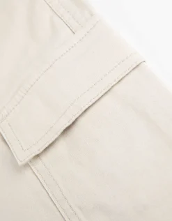 Cargobroek - Katoenmix - beige