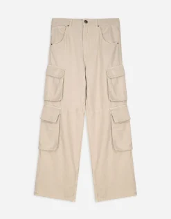 Cargobroek - Straight fit - beige